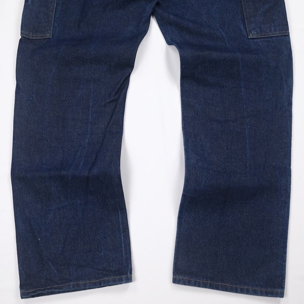 Vintage Carhartt B07 DNM Dark Blue Jeans Denim Double Knee Carpenter Pant 32x31 - Picture 7 of 13